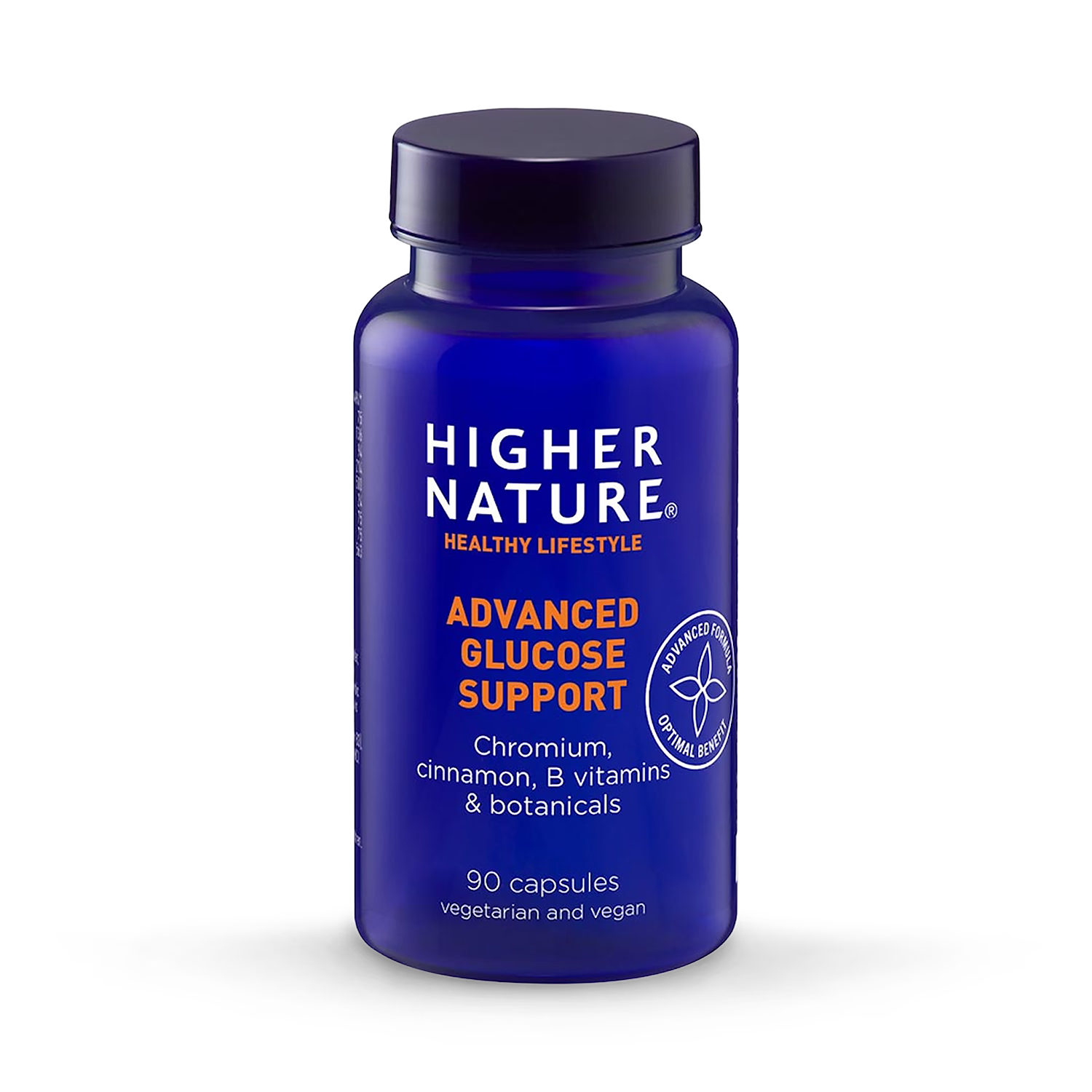 Advanced Glucose Support supplement 13 key nutrients 90 vegan capsules - British product