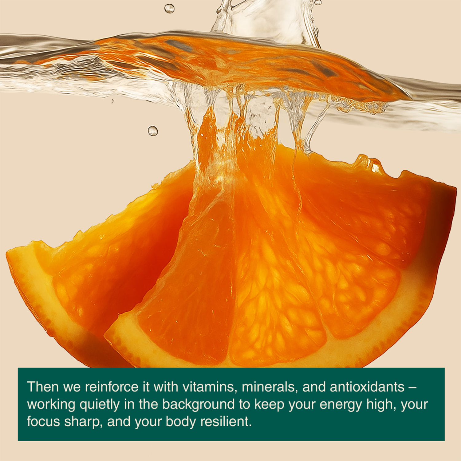 Phizz Daily Immune+ orange effervescent tablets 20 count (British brand)