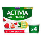 Activia Strawberry Fruit Yoghurt   4 x 115g GOODS M&S   