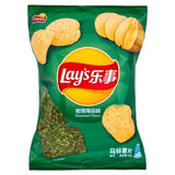 Lay's potato chips seaweed flavour, crisps - British product