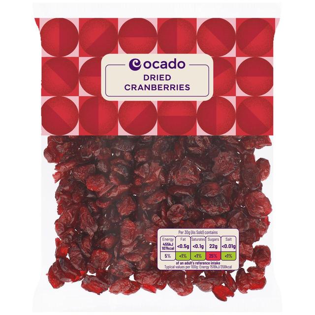 Ocado Dried Cranberries   200g