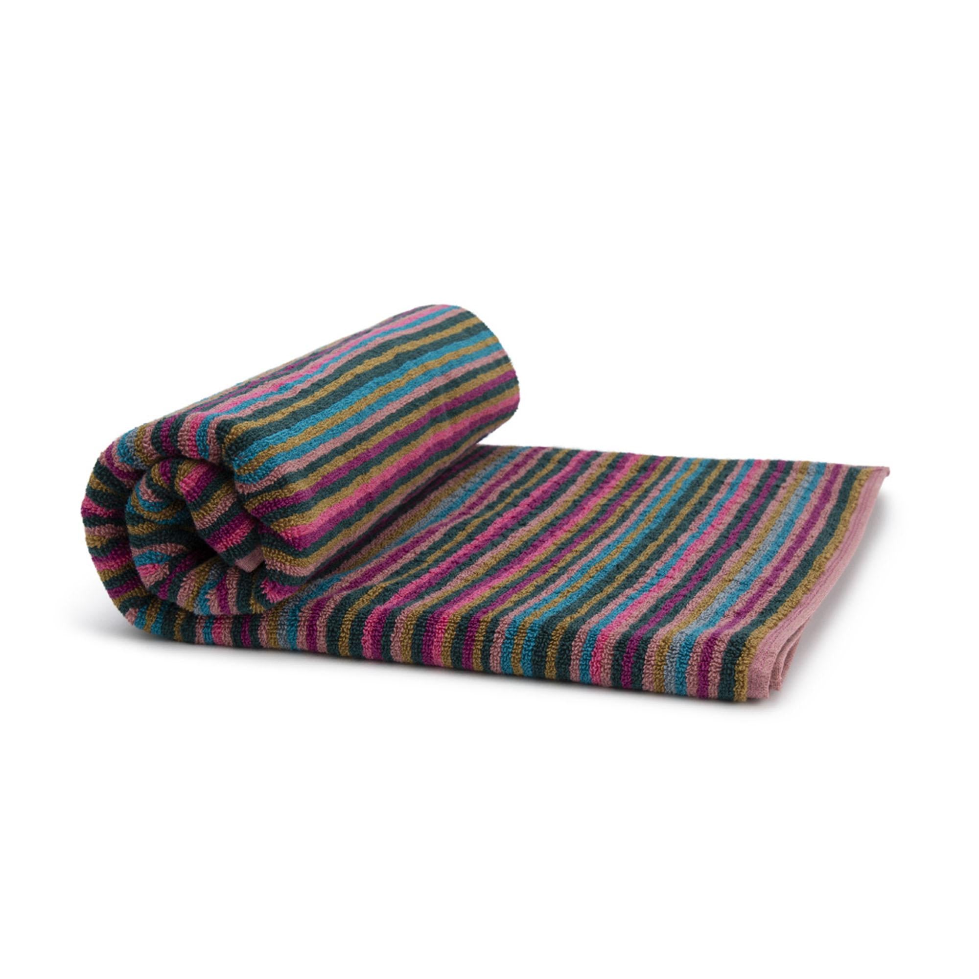 Habitat Stripe Hand Towel Skinny Bright GOODS Sainsburys   