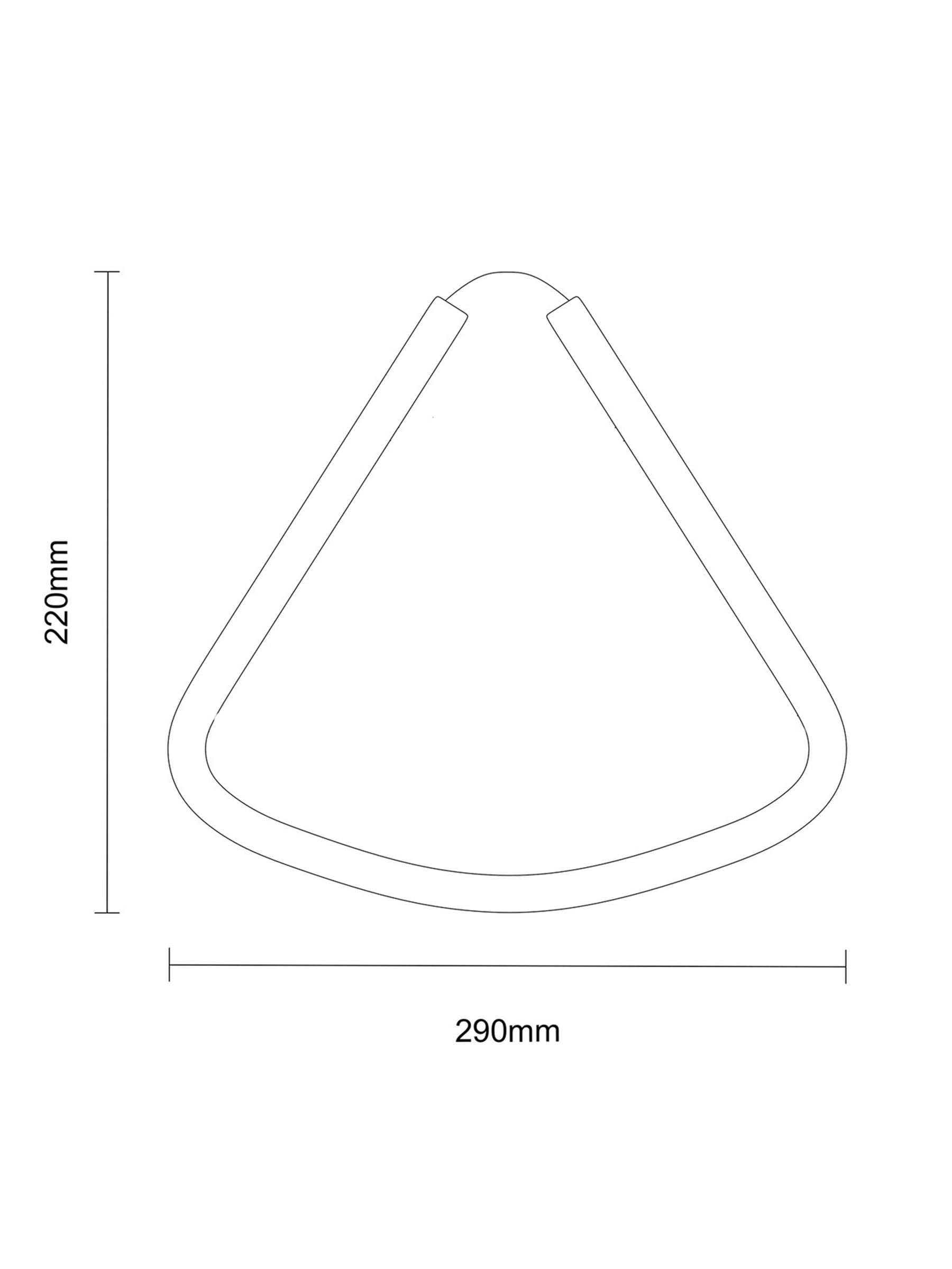 Panier de douche d'angle Contempo Showerdrape 29cm, importé du Royaume-Uni