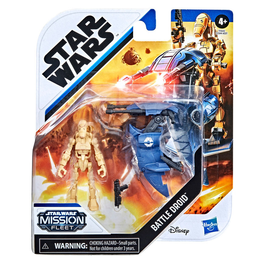 Star Wars Mission Fleet Figure and Vehicle - Battle Droid