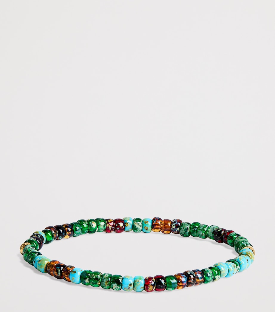 Nialaya Japanese Miyuki beaded bracelet green, imported from the UK