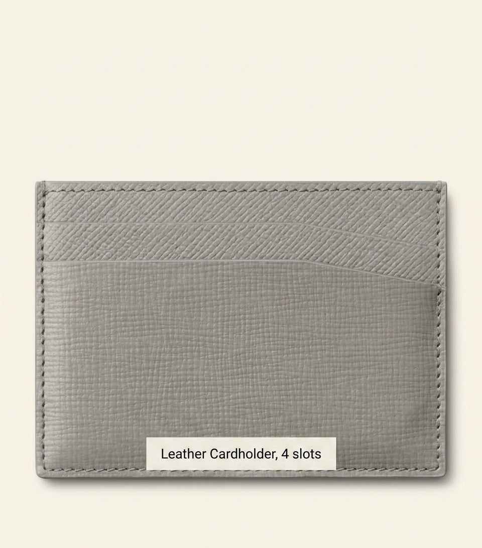 Porte-cartes Losange Cartier en cuir de veau grainé, importé du Royaume-Uni