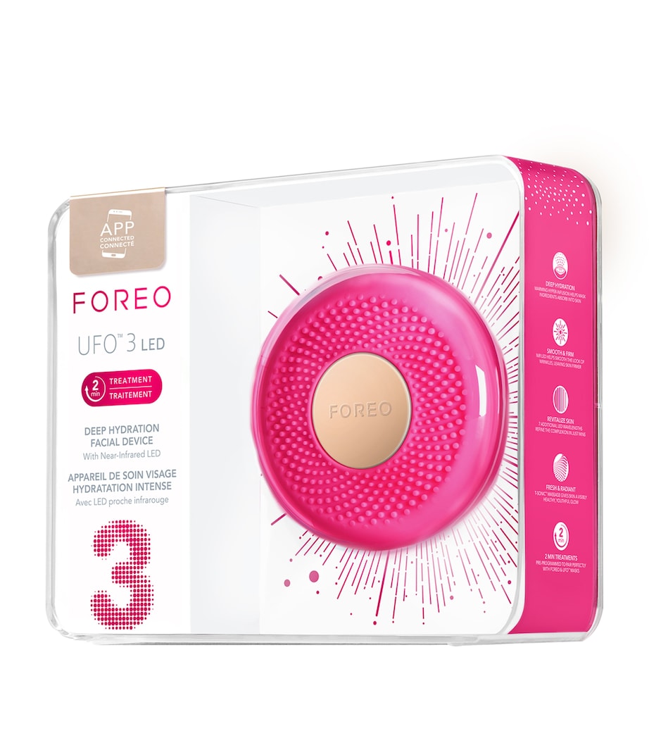 Foreo UFO 3 LED skin wellness device, imported from the UK