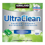 Kirkland Signature Ultra Clean Laundry Bio Detergent, 2 x 60 Pack GOODS Costco UK