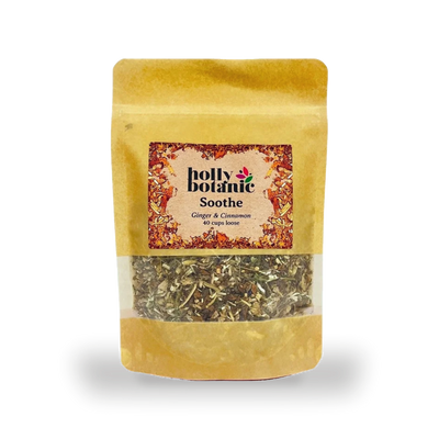 Holland & Barrett Holly Botanic Soothe Tisane Ginger & Cinnamon Herbal Tea 40 Cup Loose- Buy online at McGrocer