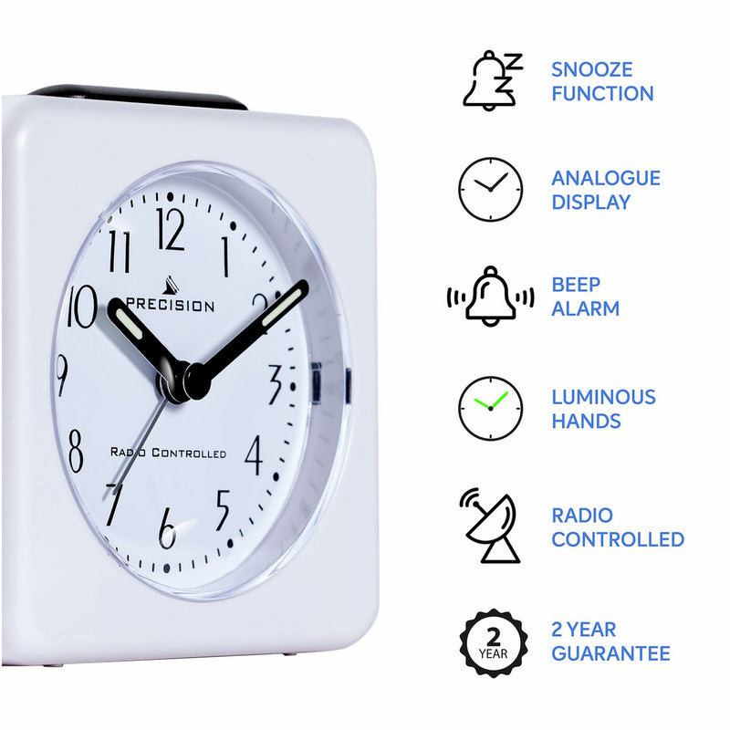 Precision radio controlled alarm clock, imported from the UK