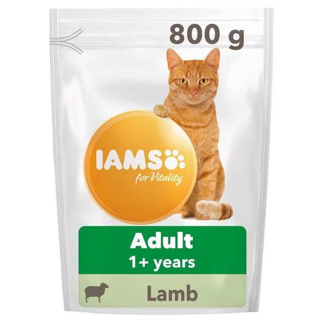 IAMS for Vitality Adult Cat  Food With Lamb   800g GOODS M&S   