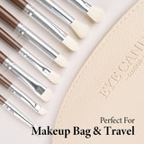 Eye Candy ultimate eye brush set and makeup bag (British brand)