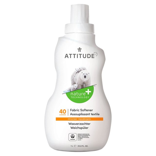 Attitude Fabric Softener Citrus Zest 40 Washes   1L GOODS M&S   