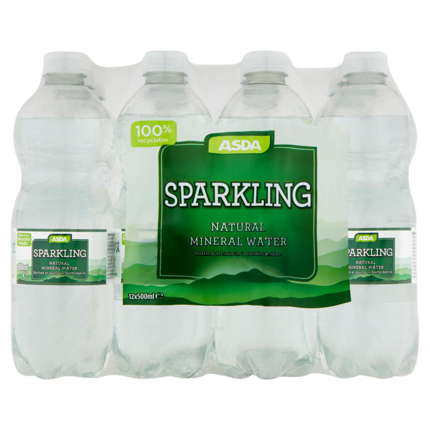 ASDA Sparkling Natural Mineral Water GOODS ASDA   