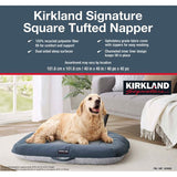 Kirkland Signature square plush tufted napper pet bed 40 inch, UK version