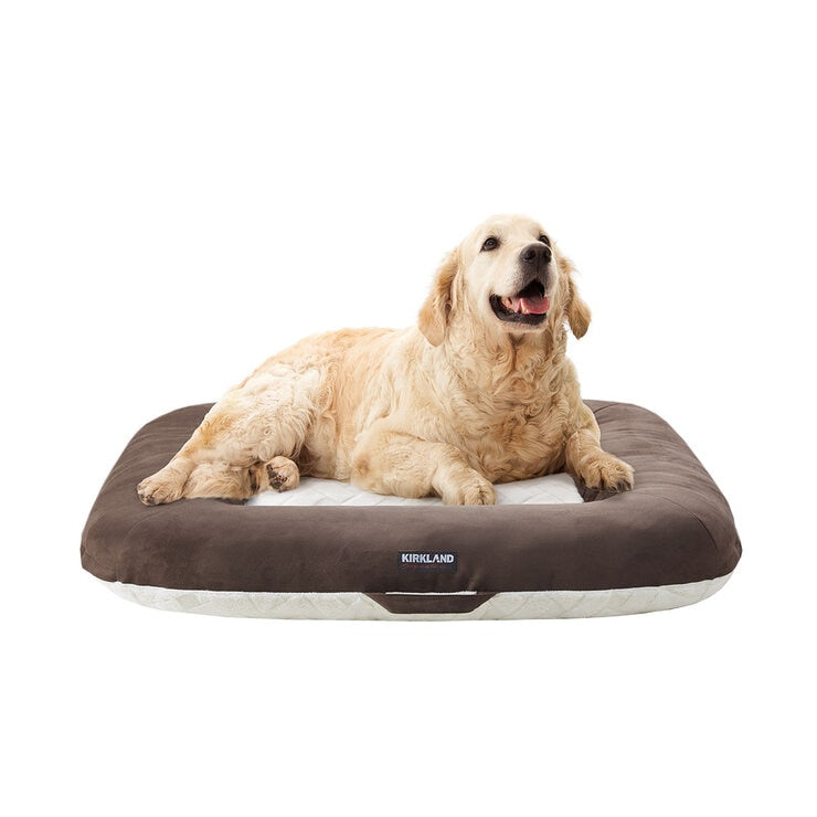 Kirkland Signature square plush tufted napper pet bed 40 inch, UK version