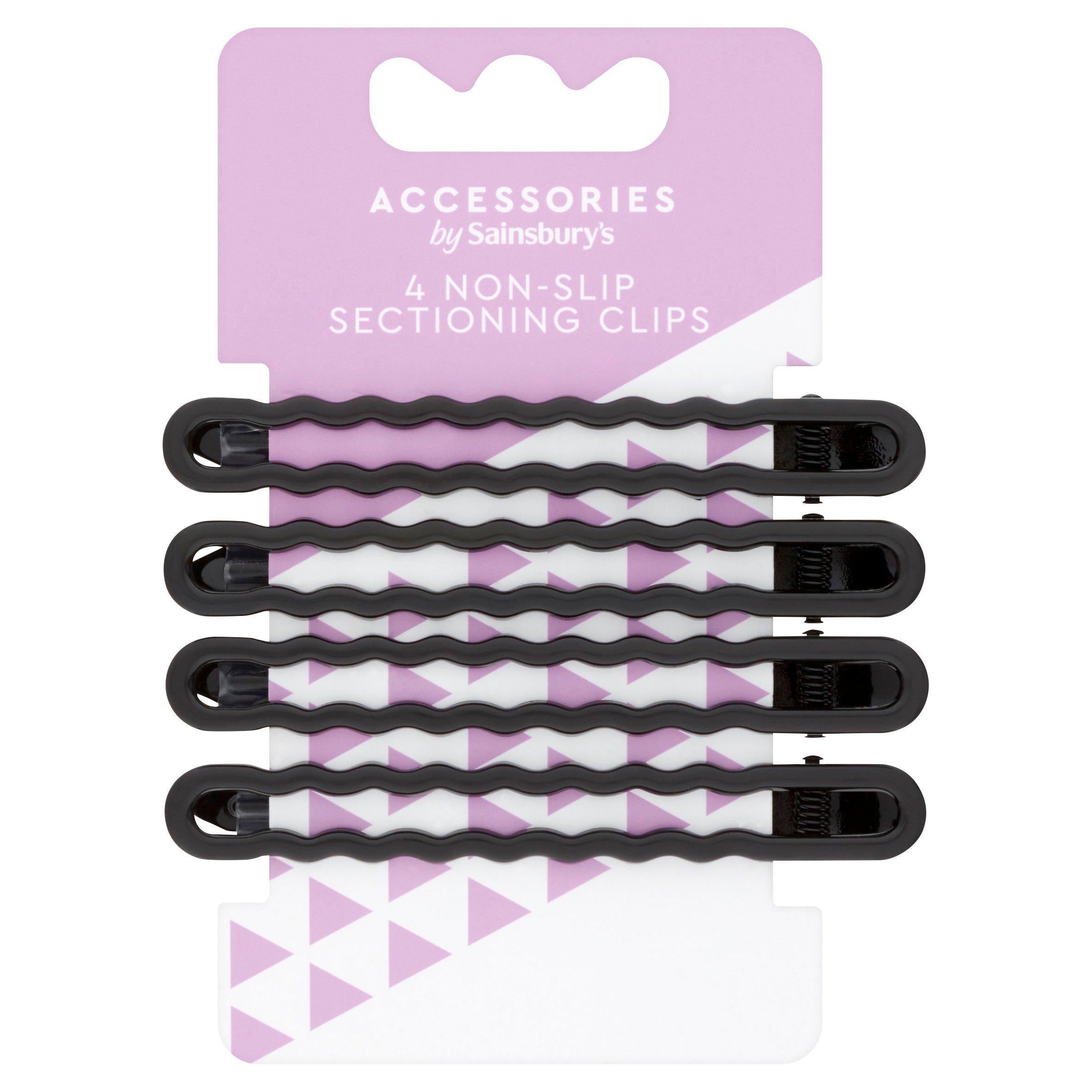 Sainsbury's Sectioning Clip, Large x4 Hair accessories Sainsburys   