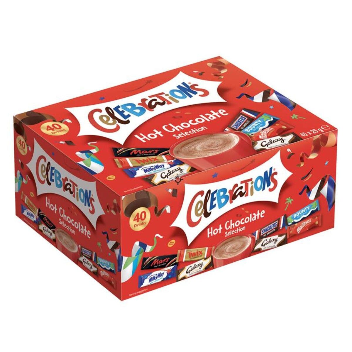 Celebrations Hot Chocolate Selection, 40 x 25g GOODS Costco UK