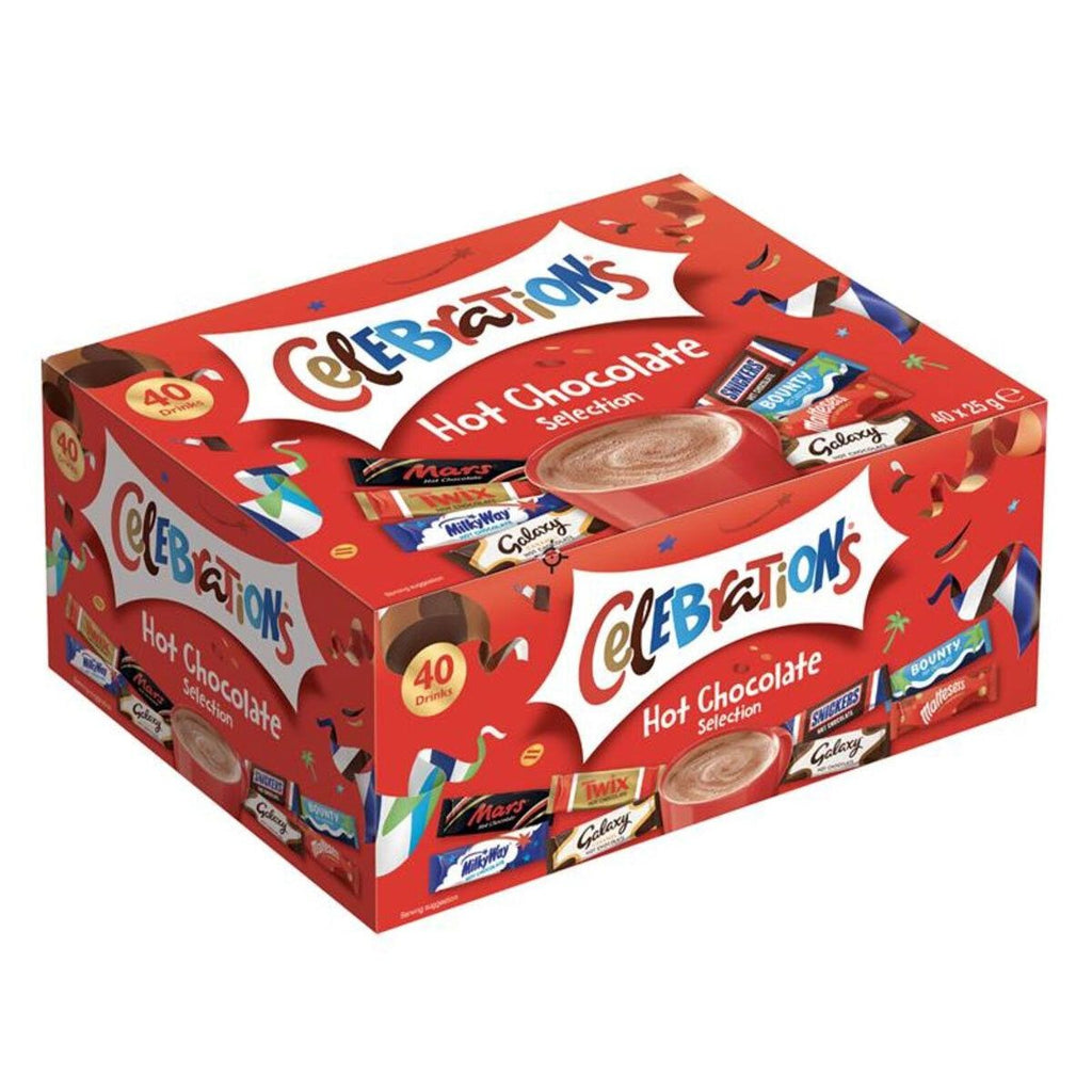 Celebrations Hot Chocolate Selection, 40 x 25g