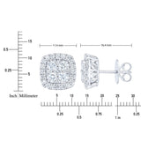 Costco Diamond Earrings 1.50ctw Round Brilliant 14ct White Gold - British product