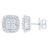 Costco Diamond Earrings 1.50ctw Round Brilliant 14ct White Gold - British product
