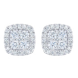 Costco Diamond Earrings 1.50ctw Round Brilliant 14ct White Gold - British product