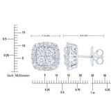 Costco Diamond Earrings 1.50ctw Round Brilliant 14ct White Gold - British product