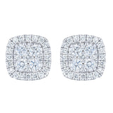 Costco Diamond Earrings 1.50ctw Round Brilliant 14ct White Gold - British product