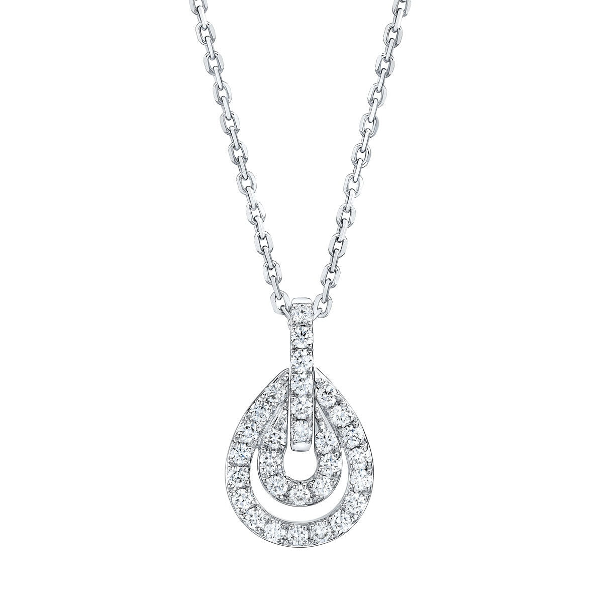 Costco 0,50 Karat Diamantanhänger runder Brillantschliff 14 Karat Weißgold, UK-Version