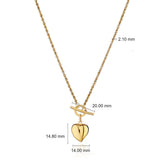 Costco 14ct yellow gold heart necklace 17 inches - British product
