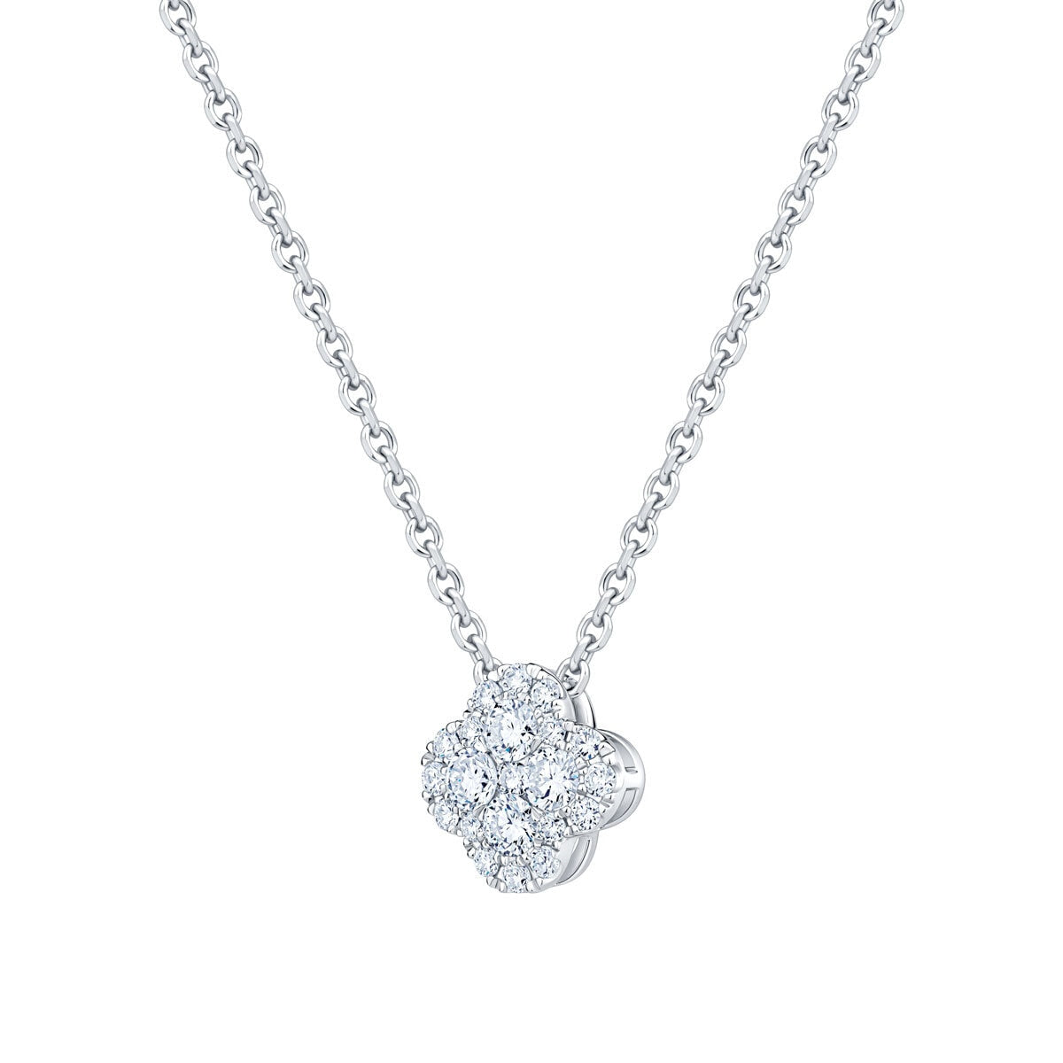 Costco 0.50ctw round brilliant diamond pendant 18ct white gold (British brand)