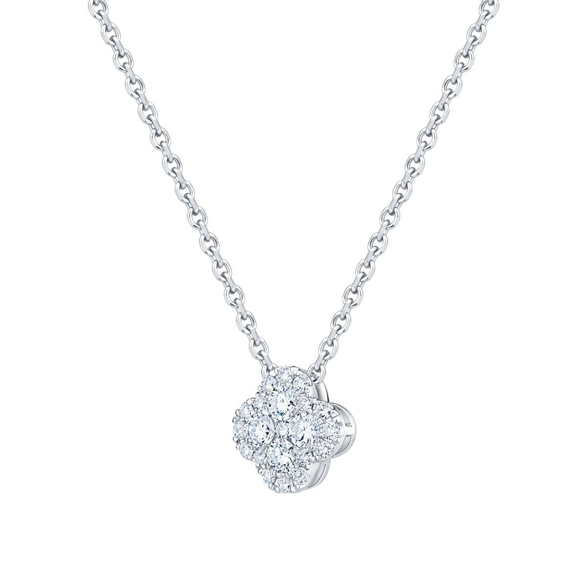 Costco 0.50ctw round brilliant diamond pendant 18ct white gold (British brand)