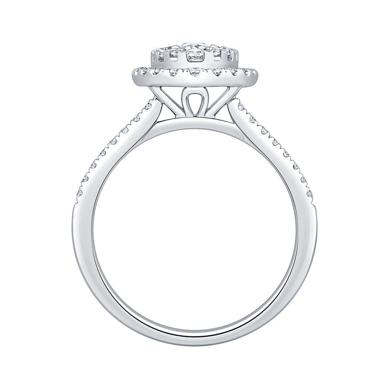 Costco 1.00ct diamond cluster ring 14ct white gold (British brand)