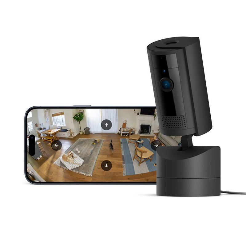 Ring Pan-Tilt Indoor Cam 2 Pack black security camera - British product