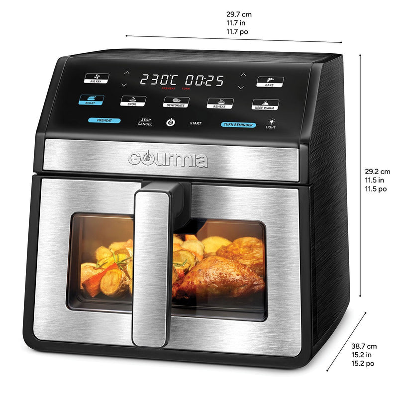 Gourmia digital air fryer 7.6L - British product