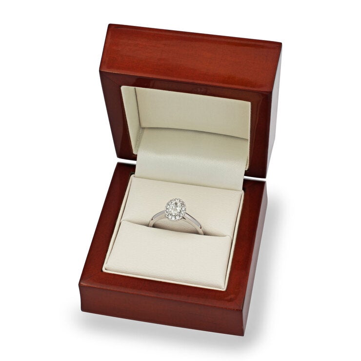 Costco diamond halo ring 0.54ctw - British product