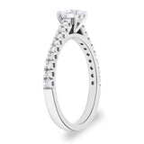 Costco round brilliant diamond ring 0.74ctw size J - British product