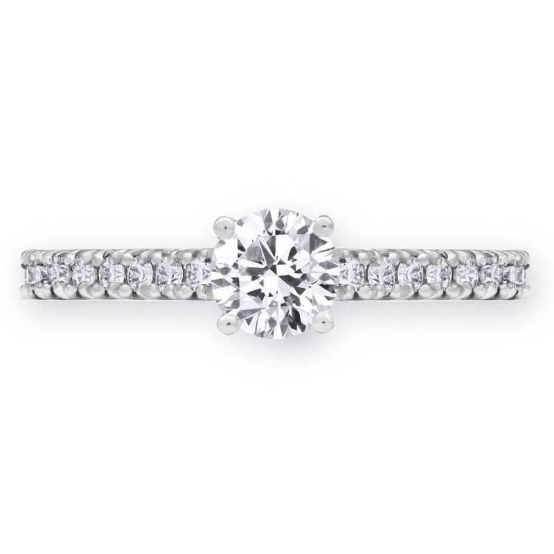 Costco diamond ring 0.74ctw platinum size L, imported from the UK
