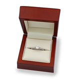 Costco round brilliant diamond ring 0.74ctw size J - British product