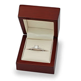 Costco diamond ring 0.74ctw princess and round brilliant cut, UK version