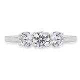 Round brilliant diamond ring 1ct size N, UK version