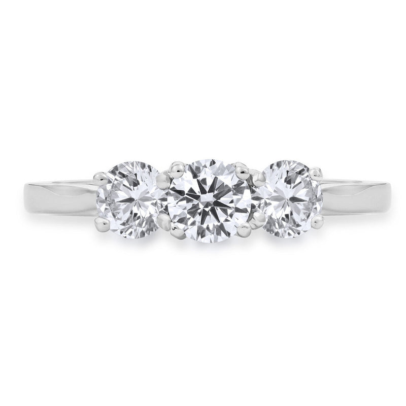 Costco diamond ring round brilliant cut 1.00ctw size J (British brand)