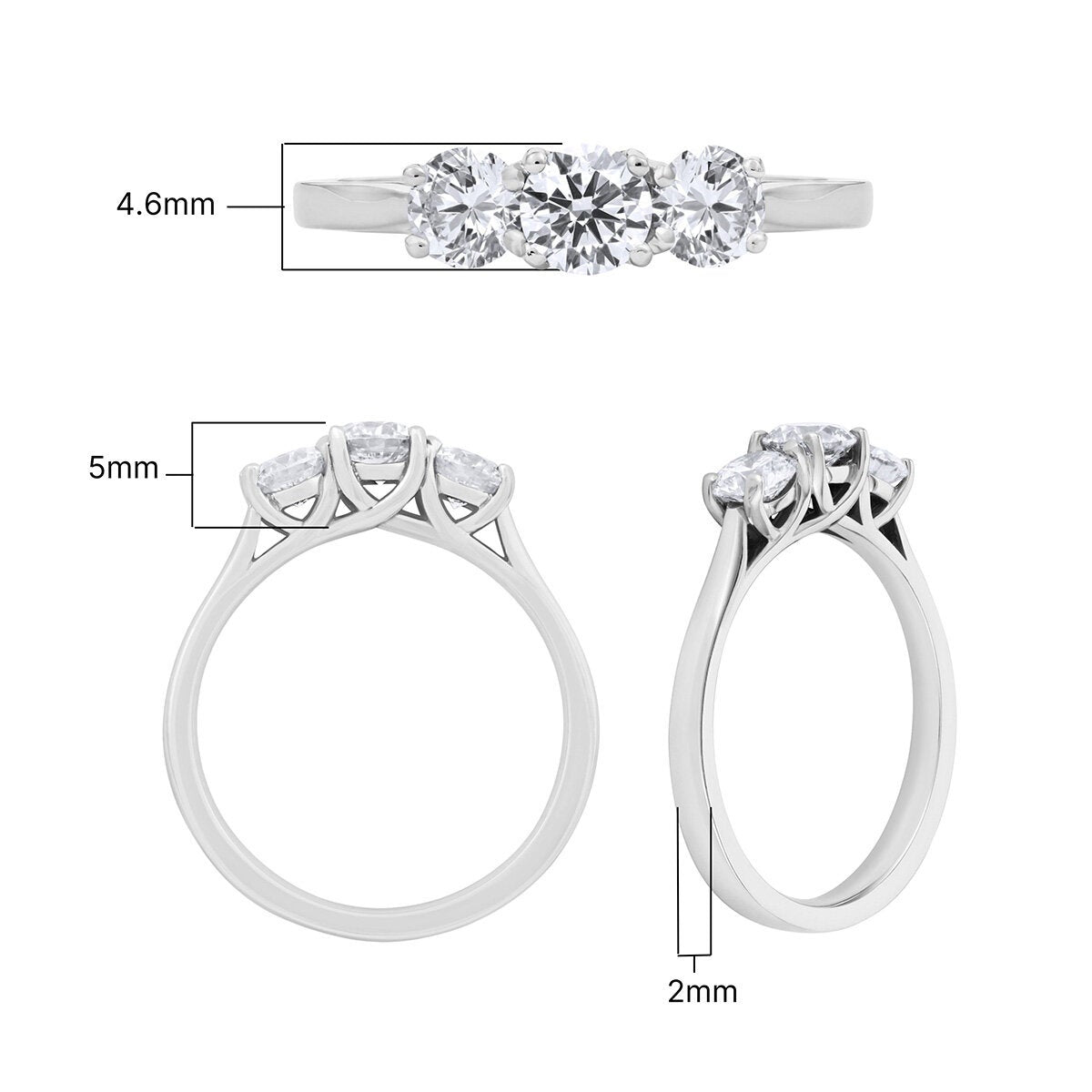 Costco round brilliant diamond ring 1.00ctw - British product
