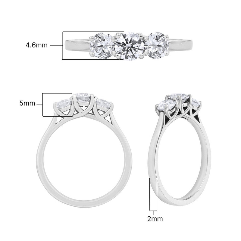 Costco round brilliant diamond ring 1.00ctw - British product