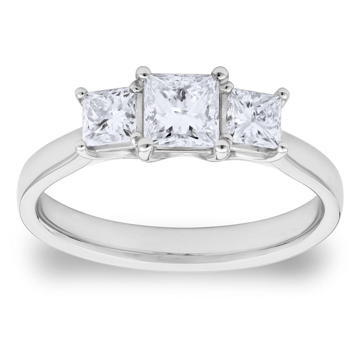 Costco 1ct princess cut diamond ring size K, imported from the UK