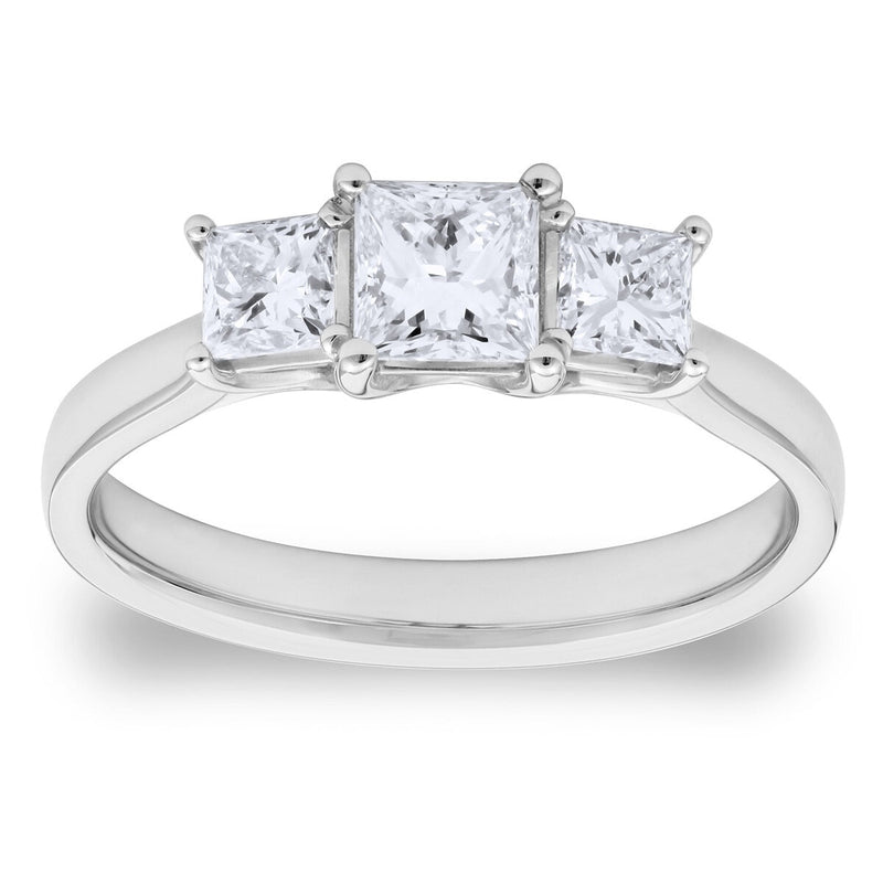 Costco 1ct princess cut diamond ring size K, imported from the UK