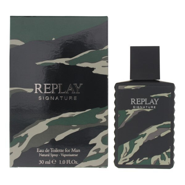 Replay Signature for Men eau de toilette 30ml, imported from the UK