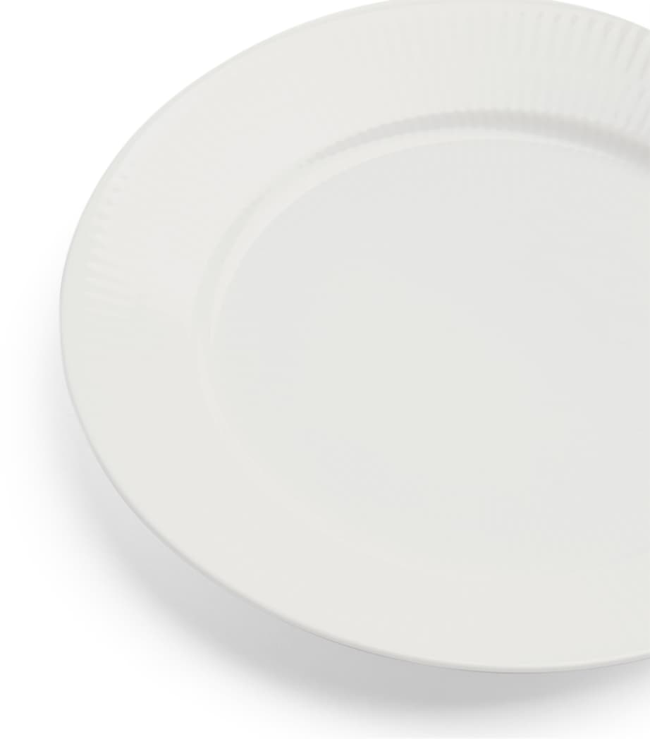 Royal Copenhagen White Fluted plate 22cm, imported from the UK