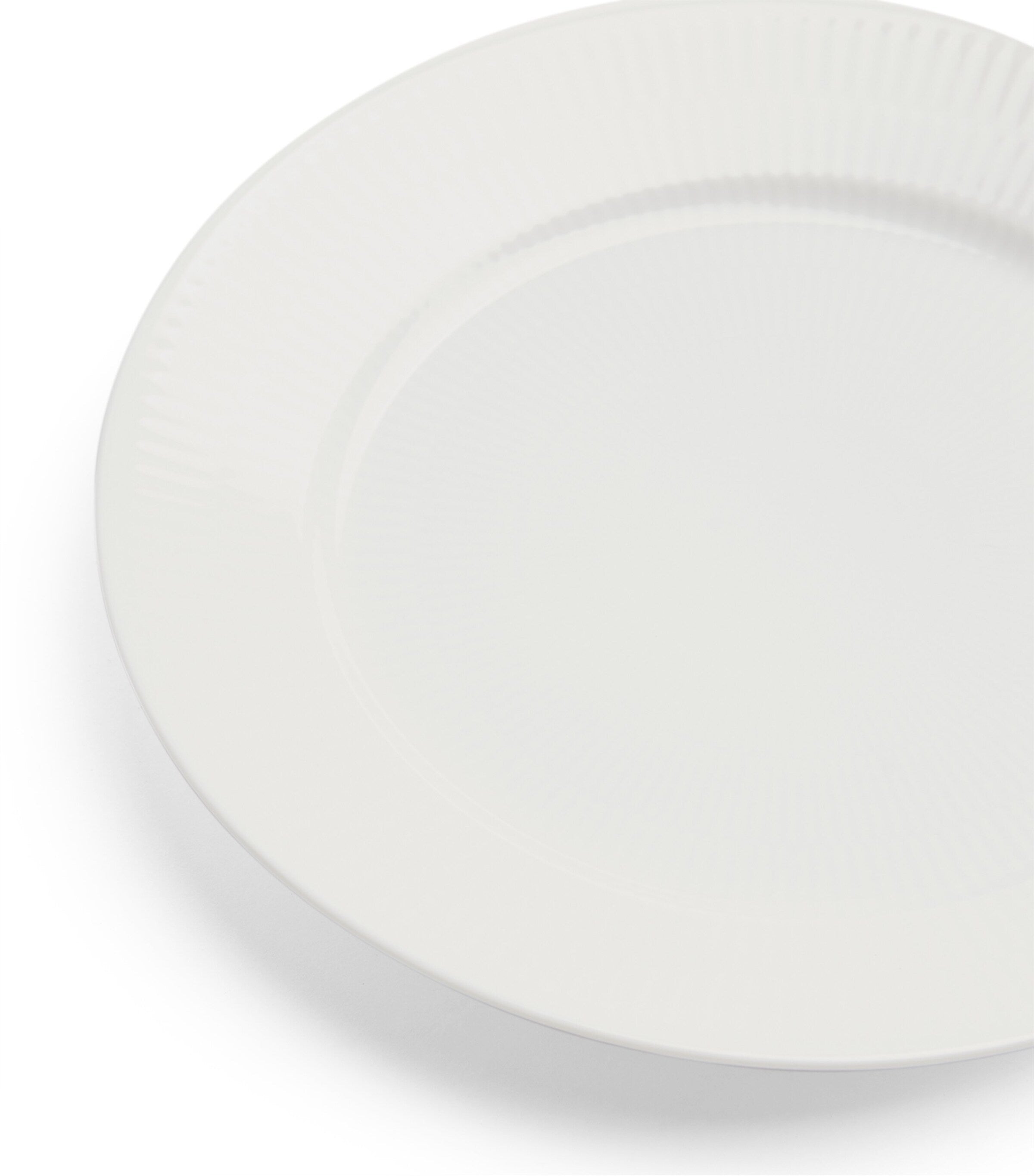 Royal Copenhagen White Fluted plate 22cm, imported from the UK