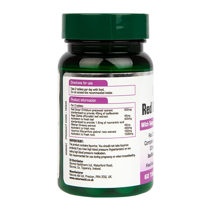 Natures Aid Red Clover Complex 60 Tablets New In: Vitamins & Supplements Holland&Barrett   